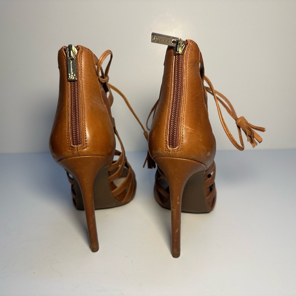 New Jessica Simpson ‘Racine’ Lace Up Cage Sandal - Picture 4 of 9